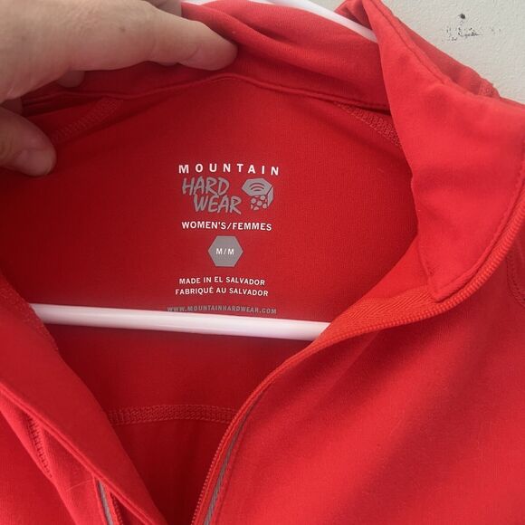 mountain hardwear‎ womens 1/4 zip pullover Lightweight size medium red - Picture 4 of 8